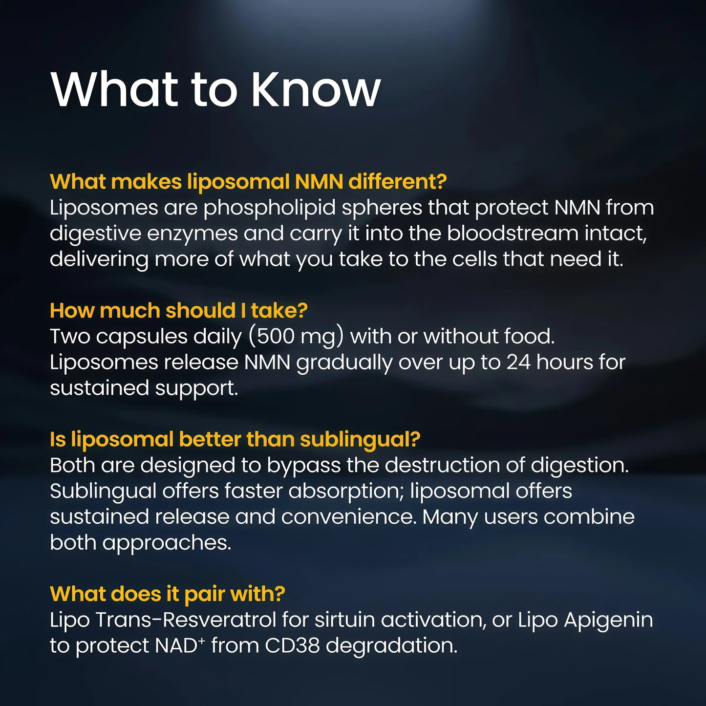 Liposomal NMN Capsules