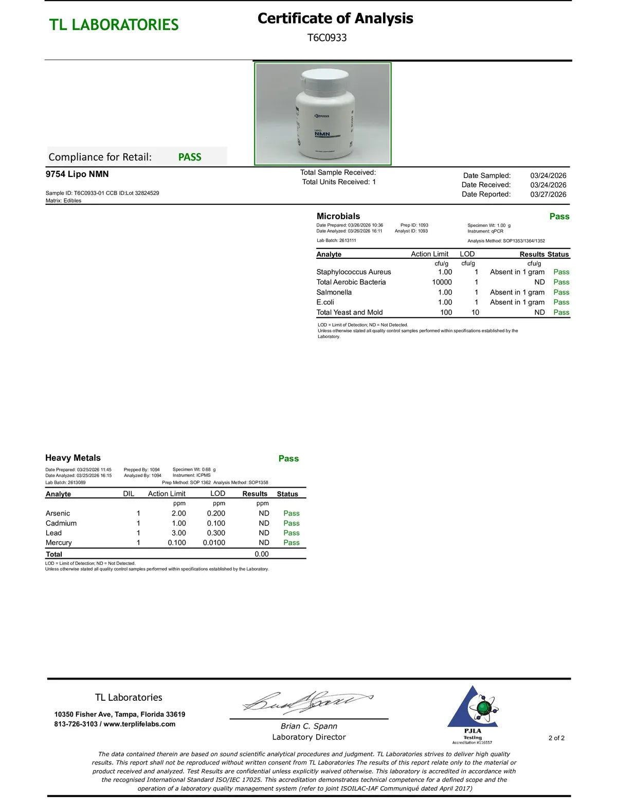 Liposomal NMN Capsules