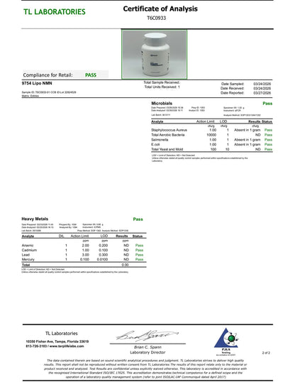 Liposomal NMN Capsules